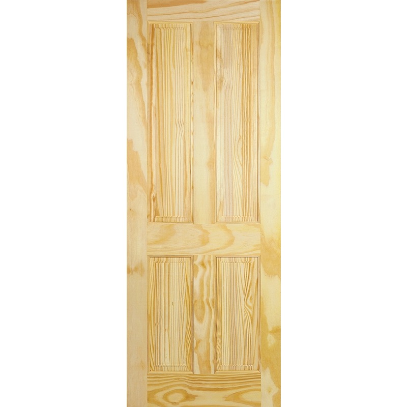 Internal Clear Pine 4 Panel Door